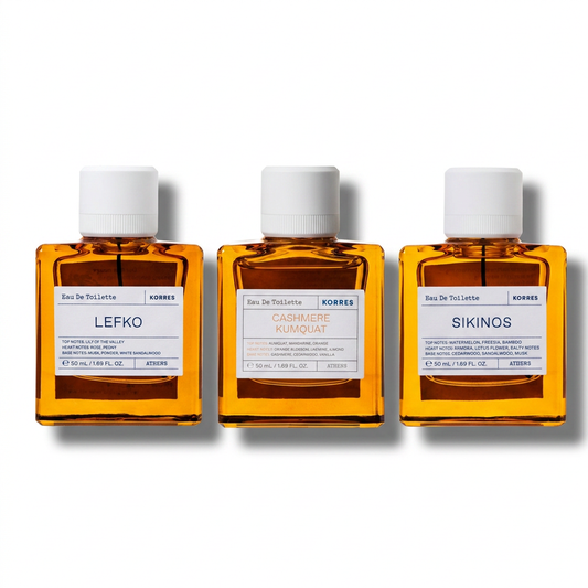 Korres Lefko Cashmere Kumquat Sikinos Duft Set