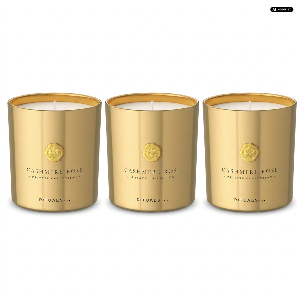 Rituals Cashmere Rose Duftkerze 3er Set