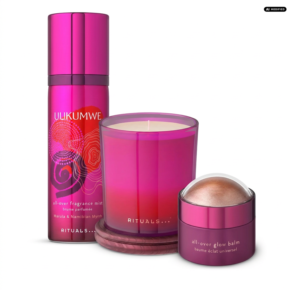 Rituals Uukumwe Mist Kerze Glow Balm Pflege Set