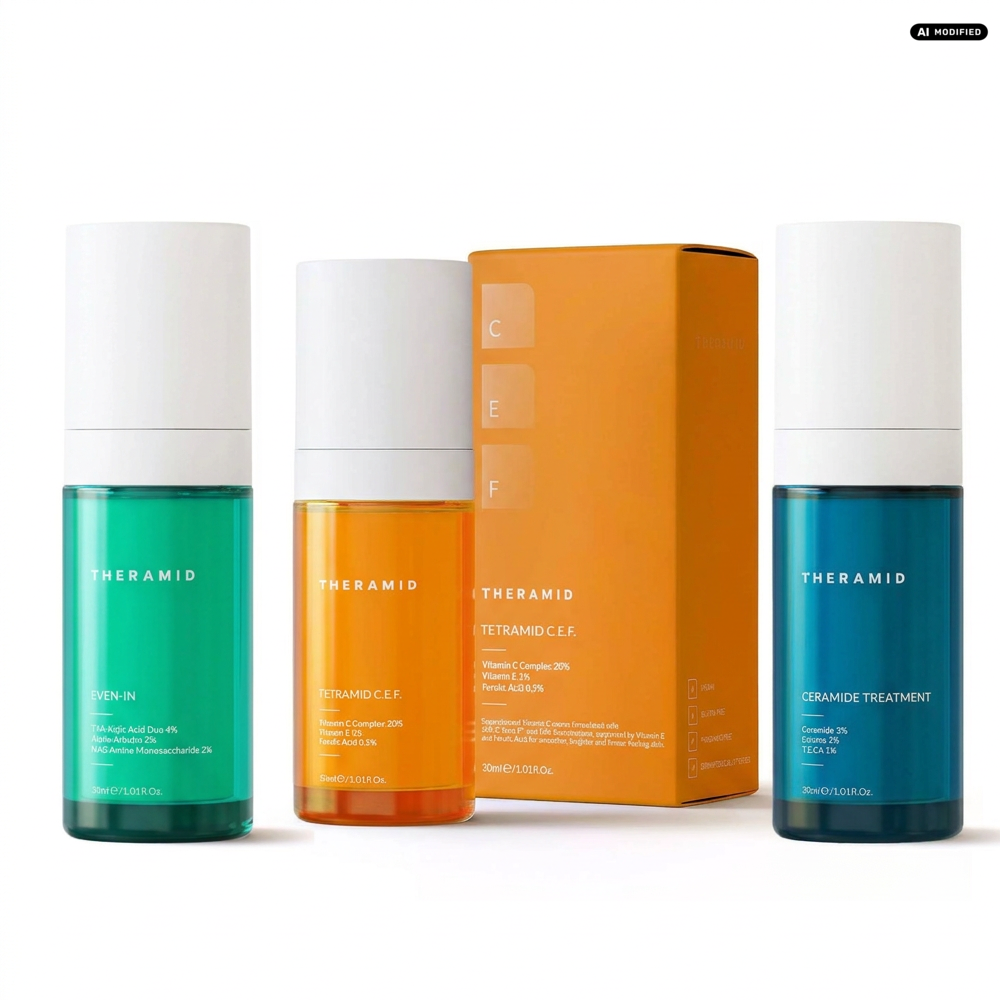 Niche Beauty Lab Theramid Brighten Repair Serum Trio