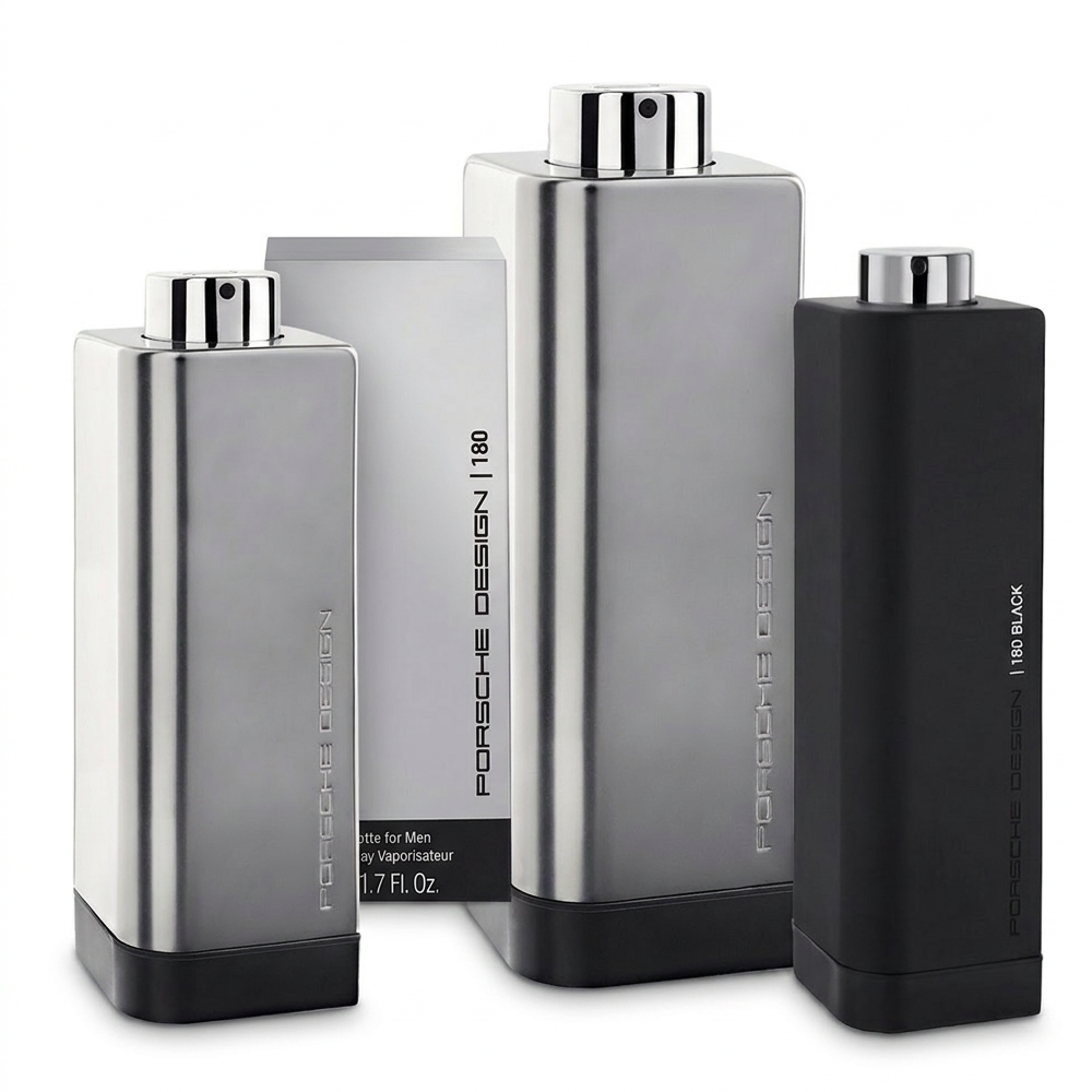 Porsche Design 180 Silver und Black Herrenduft Trio Set