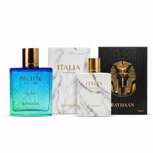 Rayhaan Pacific Aura Italia Pharaoh Duft Trio Set