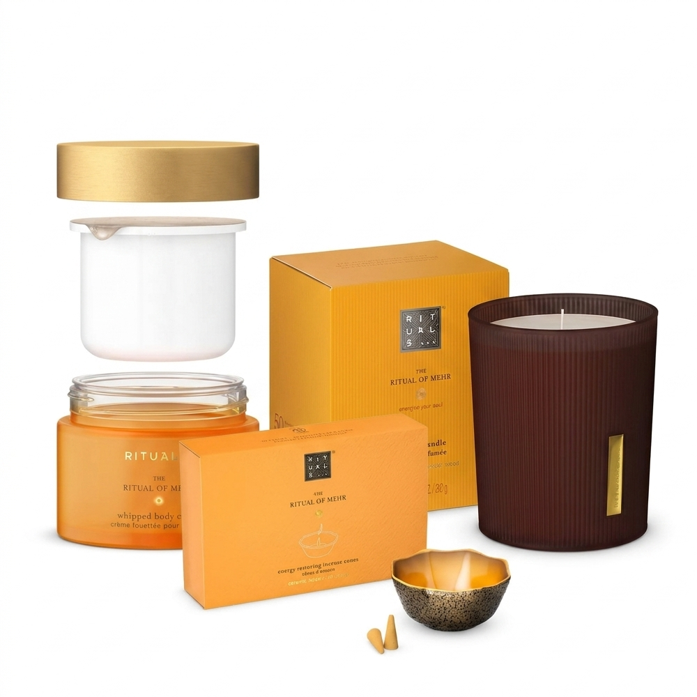 Rituals The Ritual of Mehr Körpercreme Refill Kerze Räucher Set