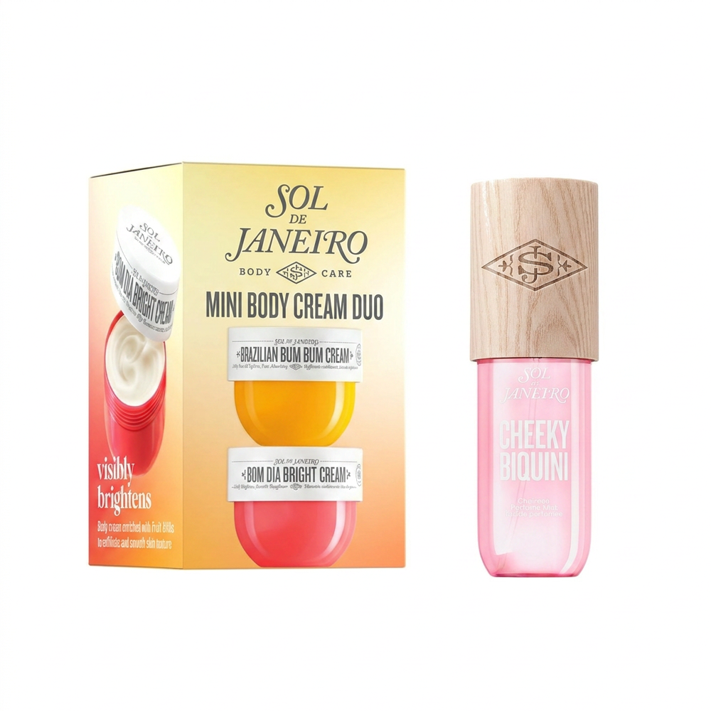 Sol de Janeiro Mini Body Cream und Cheeky Biquini Pflege Duft Set