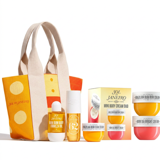 Sol de Janeiro The Sol Tote Body Essentials Mini Body Cream Set