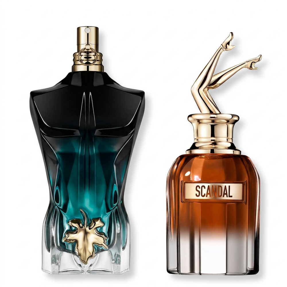 Jean Paul Gaultier Le Beau Intense und Scandal Elixir Duft Duo