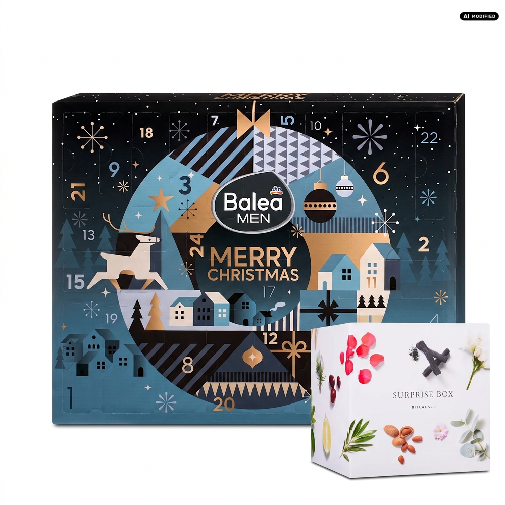 Balea MEN Adventskalender 2026 Merry Christmas mit Rituals Box