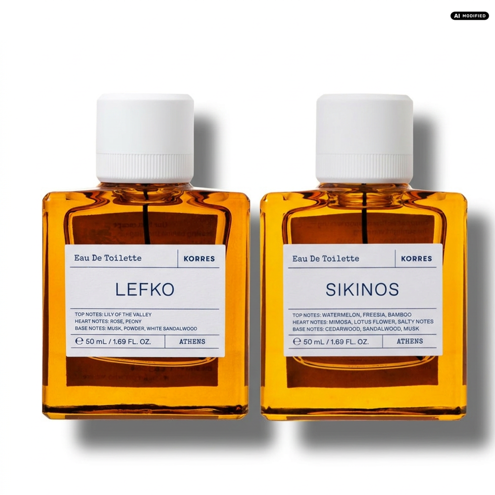 Korres Lefko und Skinos Eau de Toilette Duft Duo