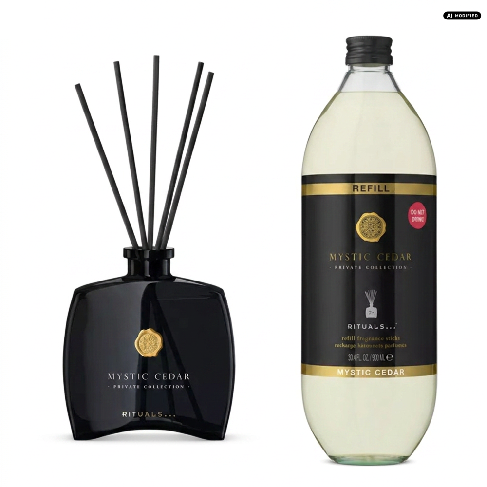 Rituals Mystic Cedar Fragrance Sticks und Refill Home Duo