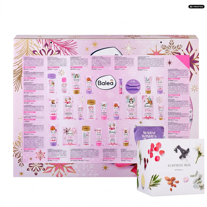 Balea Adventskalender 2026 Warm Wishes mit Rituals Surprise Box
