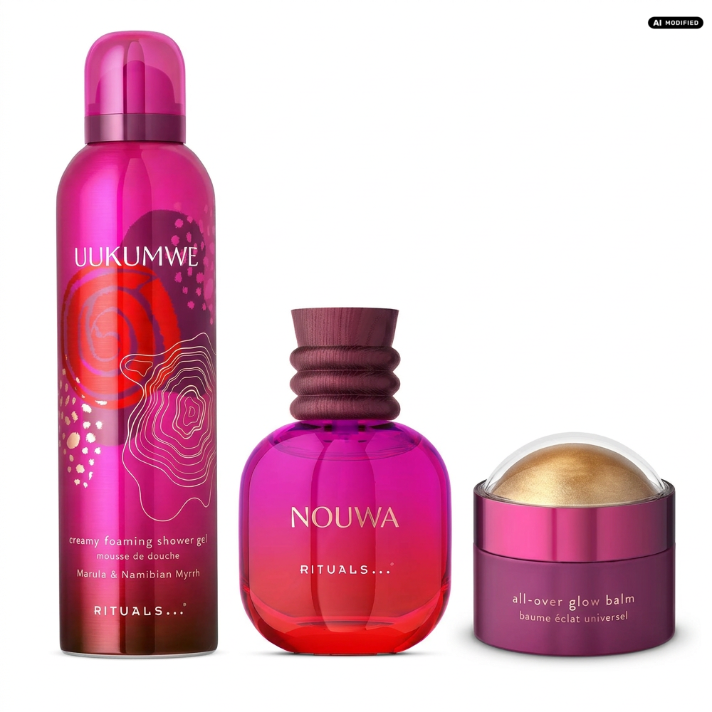 Rituals Uukumwe Duschgel Parfum Glow Balm Pflege Set