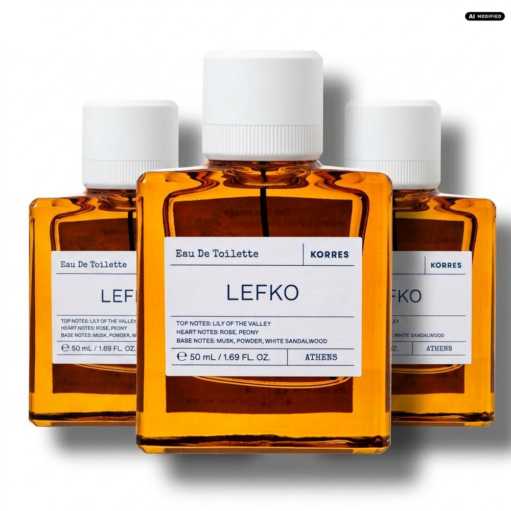 Korres Lefko Eau de Toilette Nat. Spray 3er Set