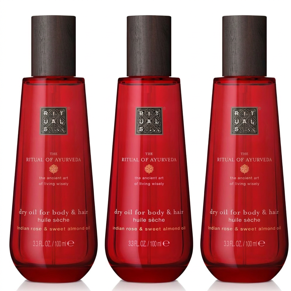 Rituals The Ritual of Ayurveda Dry Body Oil 3er Set