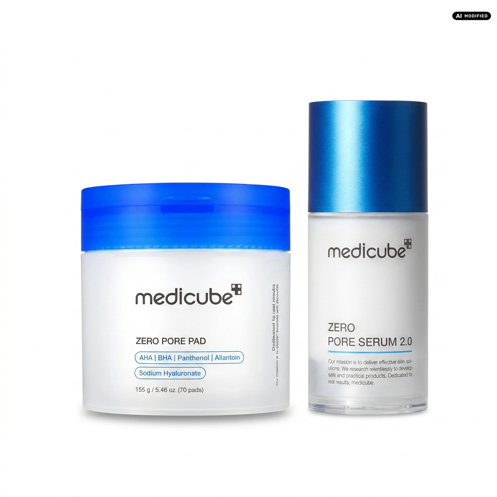 Medicube Zero Pore Pad und Serum Pflege Duo