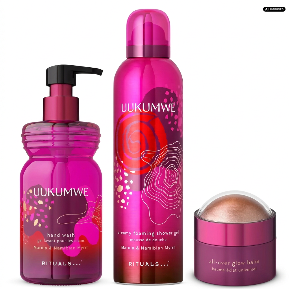 Rituals Uukumwe Duschgel Handseife Glow Balm Pflege Set