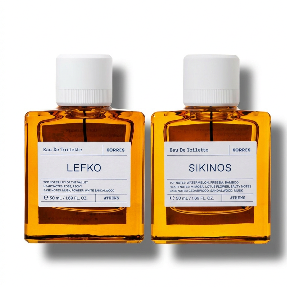 Korres Lefko und Skinos Eau de Toilette Duft Duo