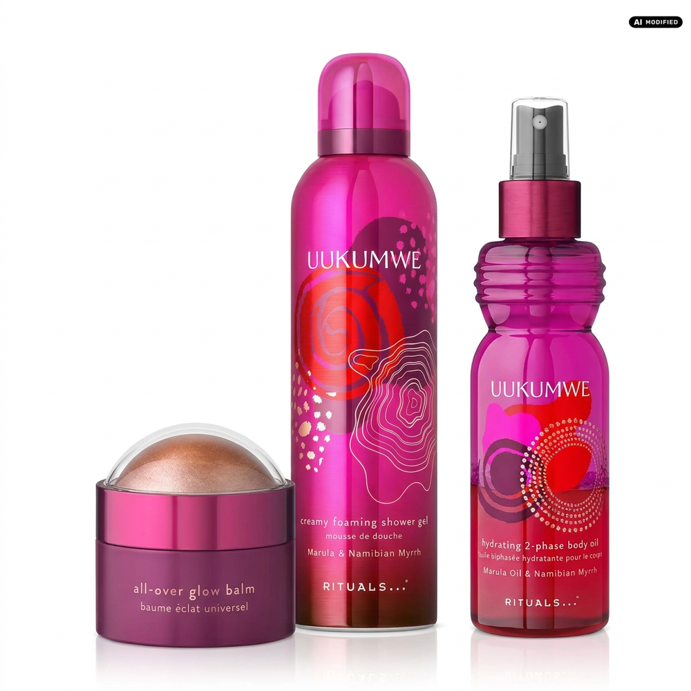 Rituals Uukumwe Duschschaum Glow Balm Körperöl Set