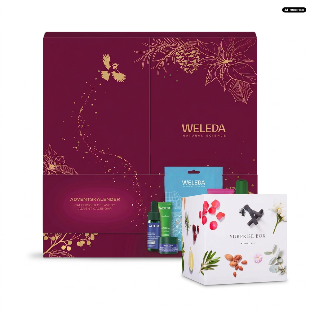 Weleda Adventskalender 2026 Naturkosmetik mit Rituals Surprise Box