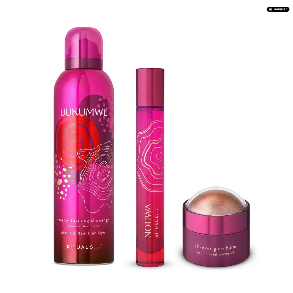 Rituals Uukumwe Duschgel Nouwa Parfum Glow Balm Set