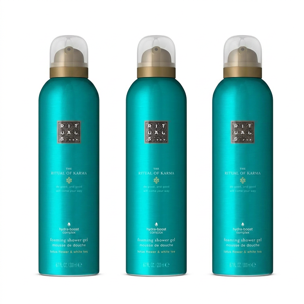 Rituals The Ritual of Karma Foaming Shower Gel 3er Set