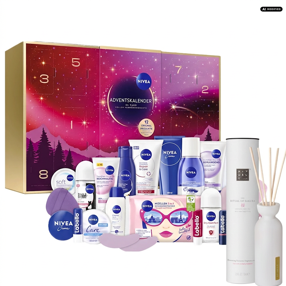Nivea Adventskalender 2026 Verwöhnmomente mit Rituals Sakura