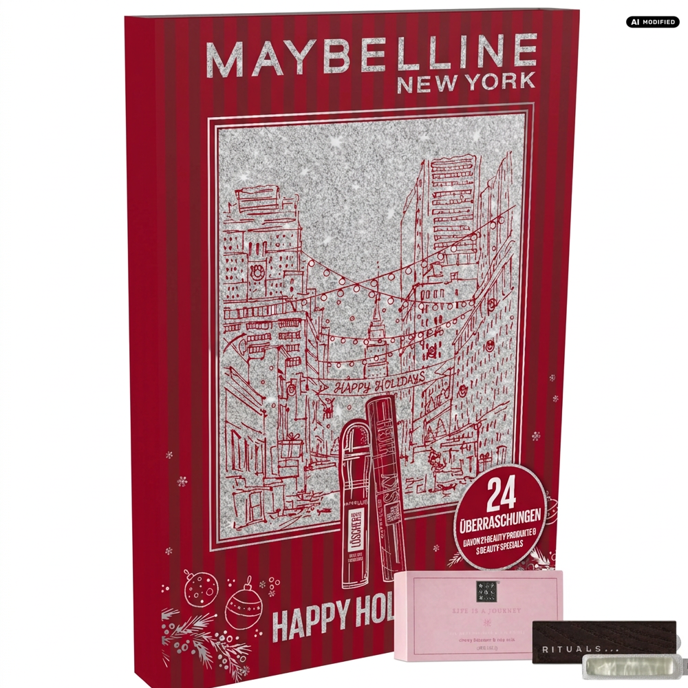 Maybelline New York Adventskalender 2026 mit Rituals Autoduft
