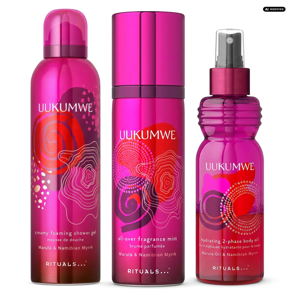 Rituals Uukumwe Duschgel Duftspray Körperöl Pflege Set