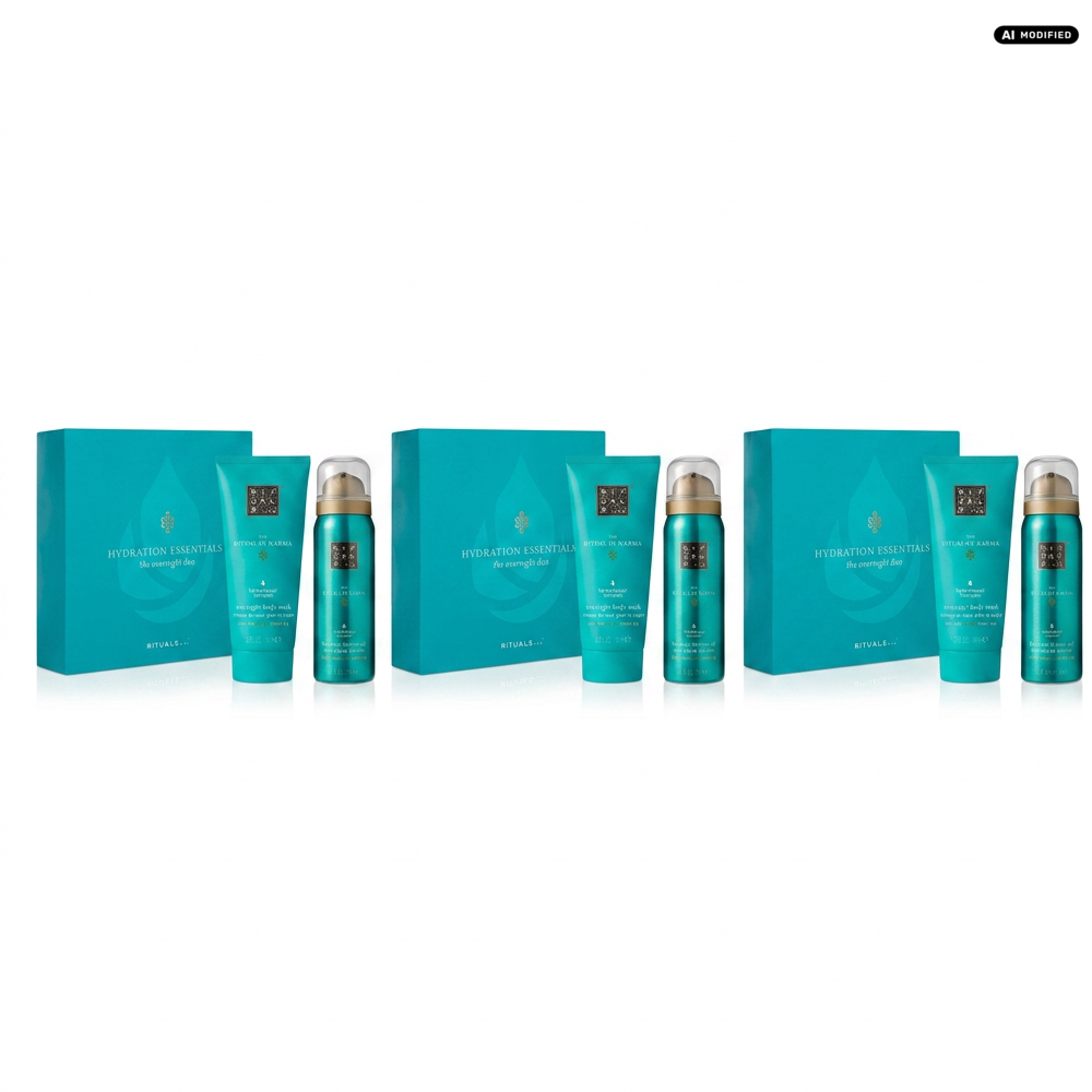 Rituals Karma Mini Foaming Shower Gel Overnight Body Mask 3er Set