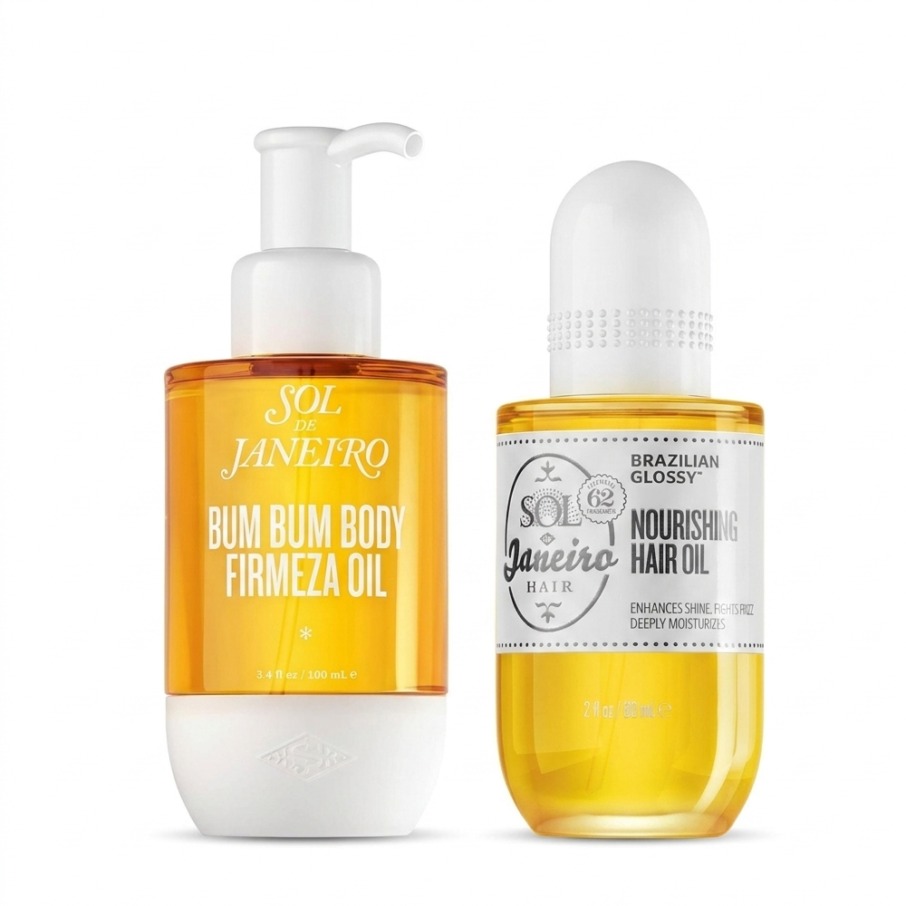 Sol de Janeiro Bum Bum Body Oil und Nourishing Hair Oil Pflege Duo