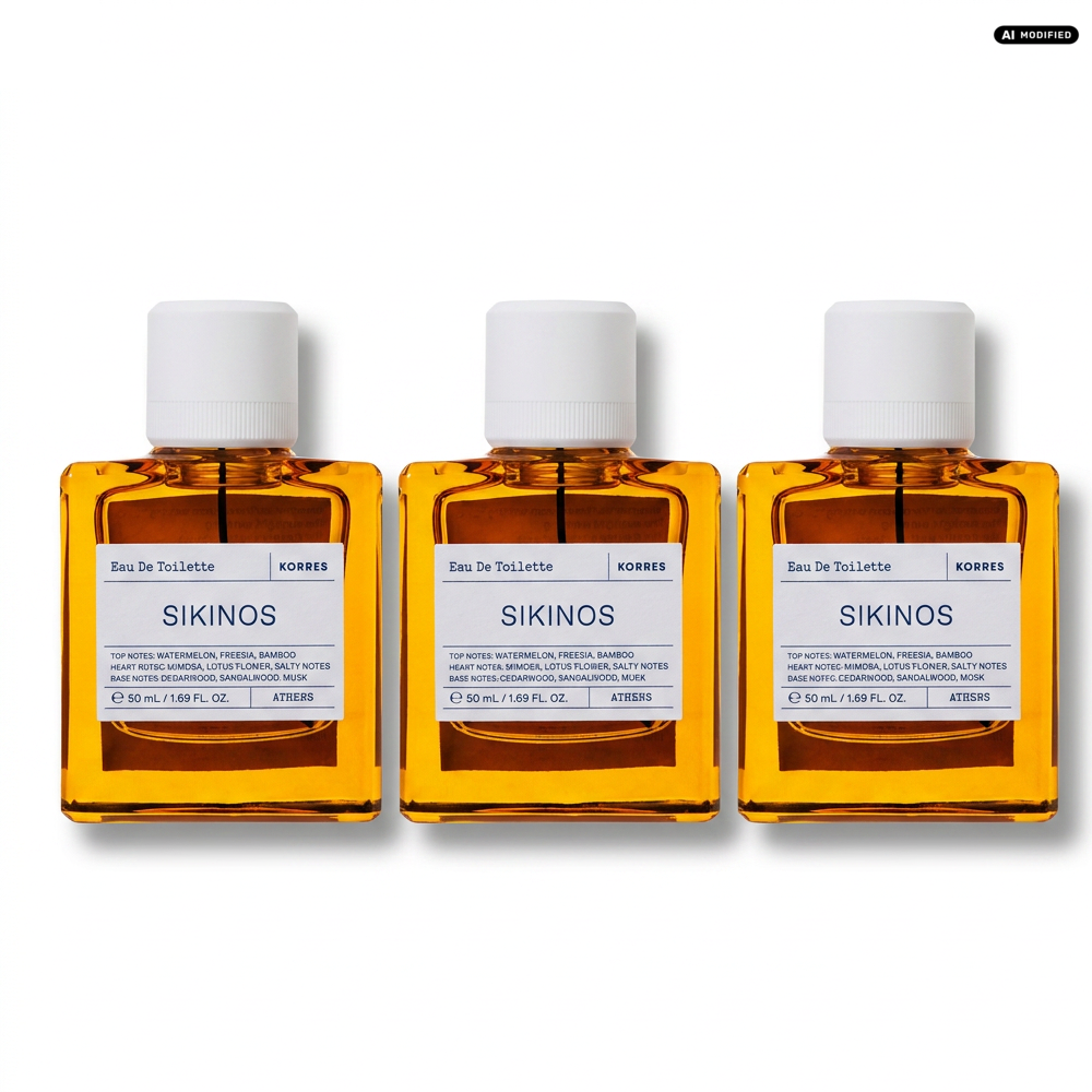 Korres Skinos Eau de Toilette Nat. Spray 3er Set