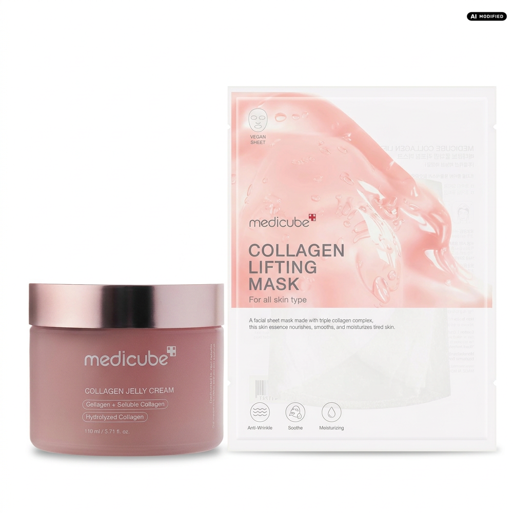 Medicube Collagen Jelly Cream und Lifting Mask Duo