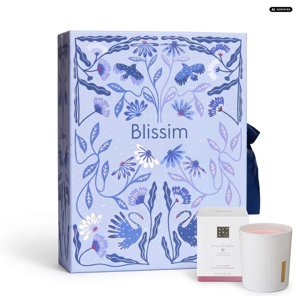 Glossybox Blissim Adventskalender 2026 mit Rituals Duftkerze