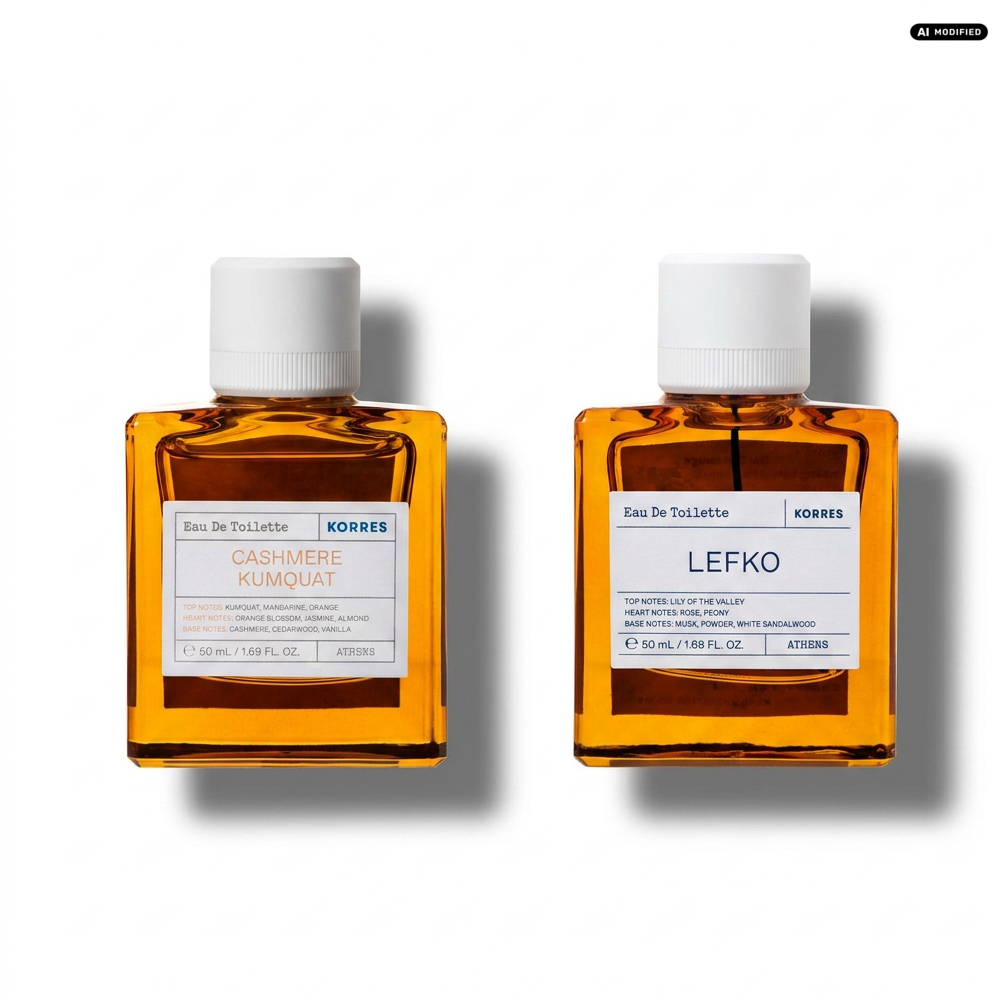Korres Cashmere Kumquat und Lefko Eau de Toilette Duft Duo