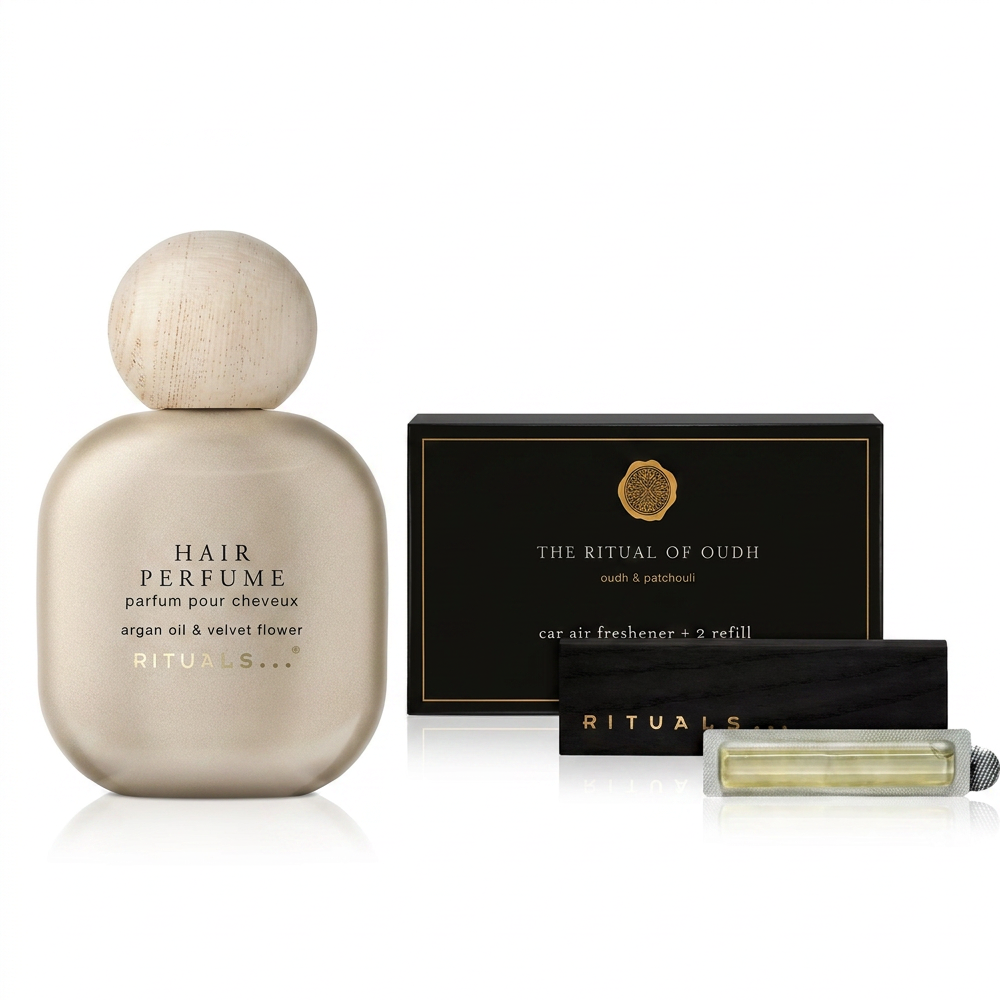 Rituals Hair Perfume und Oudh Car Freshener Duo