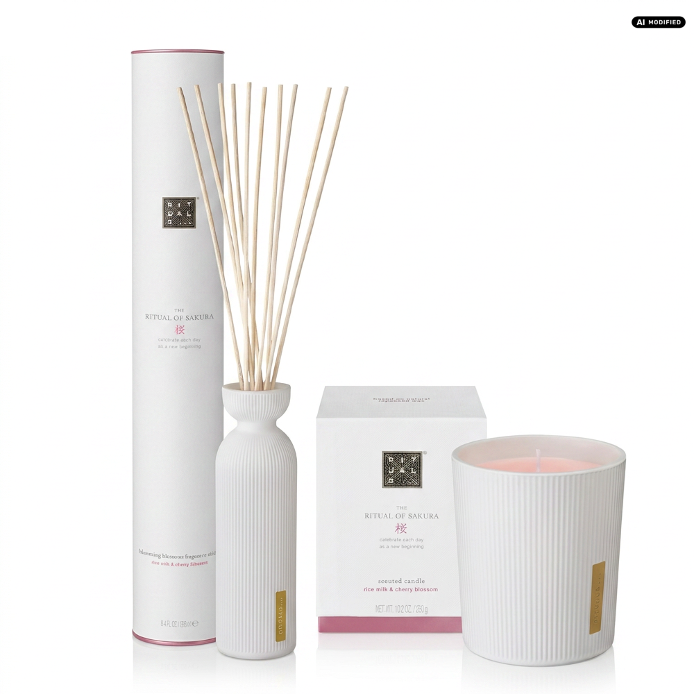 Rituals Sakura Duftstäbchen und Duftkerze Home Duo