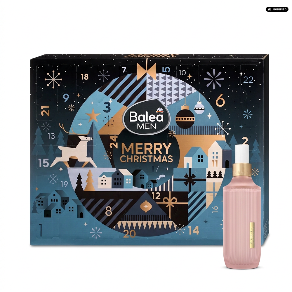 Balea MEN Adventskalender Merry Christmas 2026 mit Rituals Raumspray