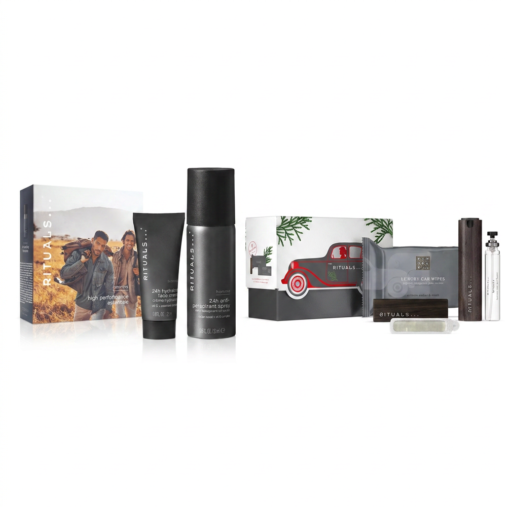 Rituals Homme Pflege und Car Gift Set Bundle