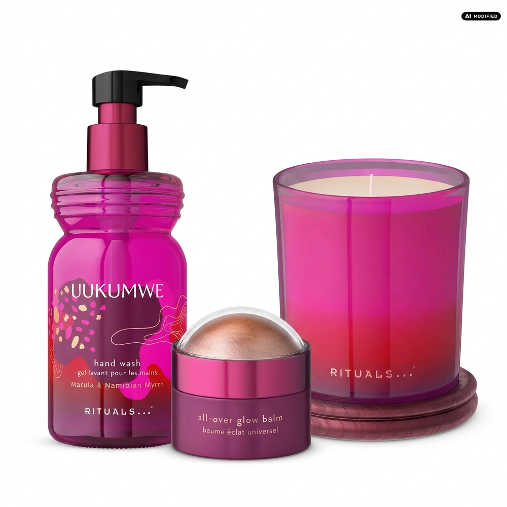 Rituals Uukumwe Handseife Duftkerze Glow Balm Set