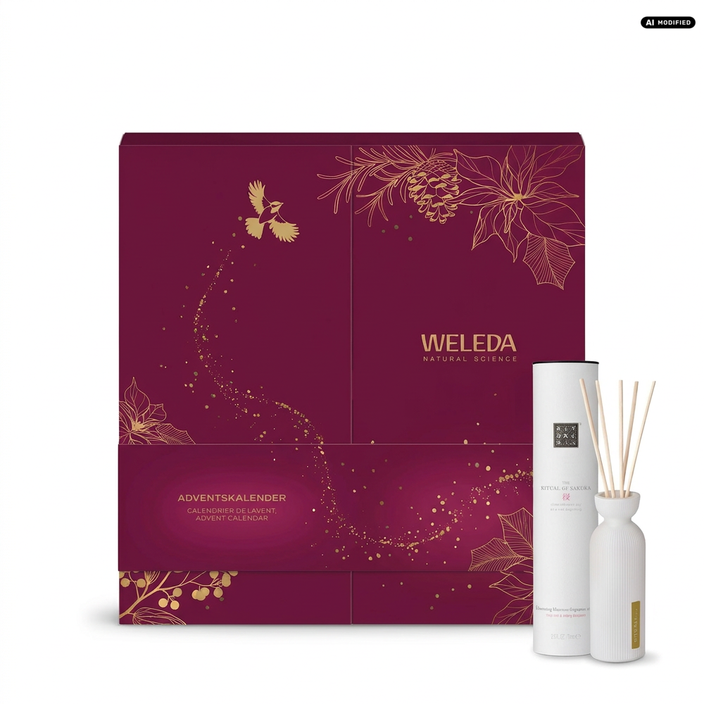 Weleda Adventskalender 2026 Naturkosmetik mit Rituals Duftstäbchen
