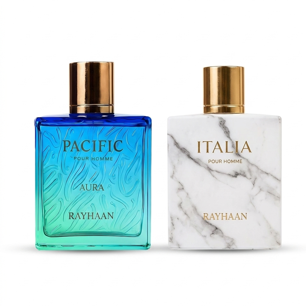 Rayhaan Pacific Aura und Italia Eau de Parfum Duft Duo