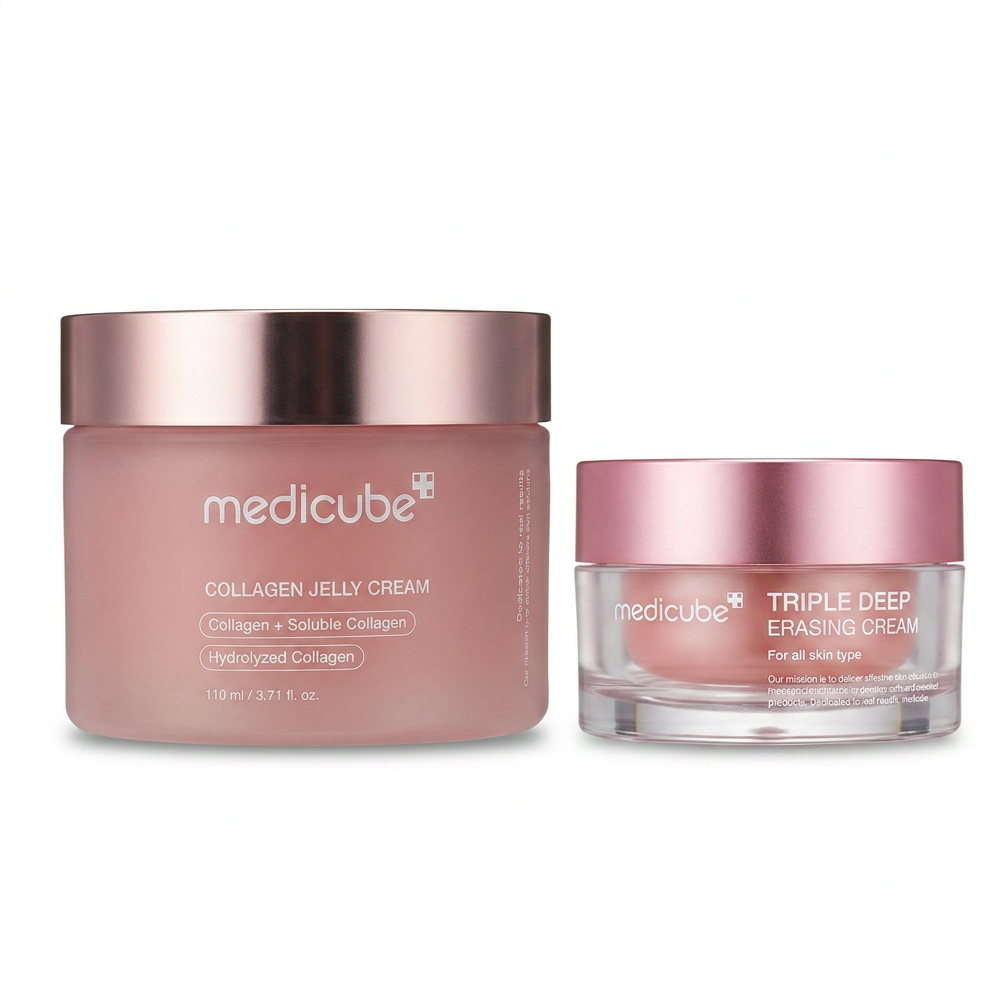 Medicube Collagen Jelly Cream und Triple Collagen Pflege Duo