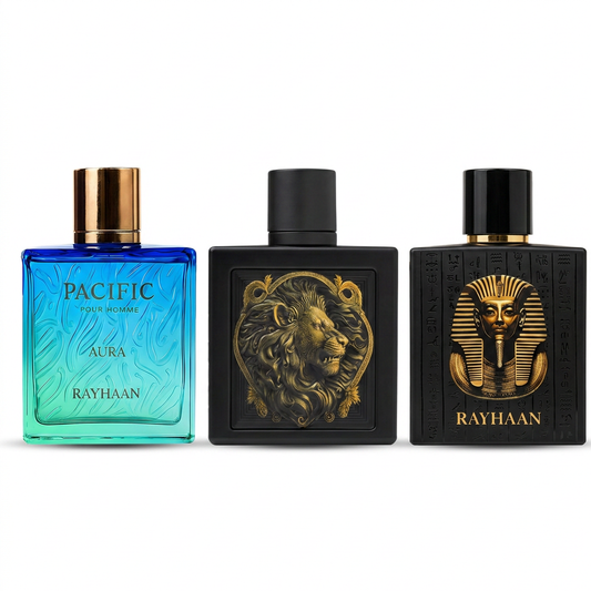 Rayhaan Pacific Aura Lion Pharaoh Duft Trio Set