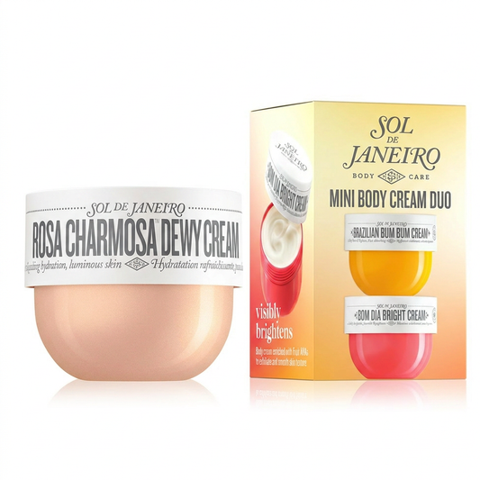 Sol de Janeiro Rosa Charmosa Dewy Cream Mini Body Cream Duo Set