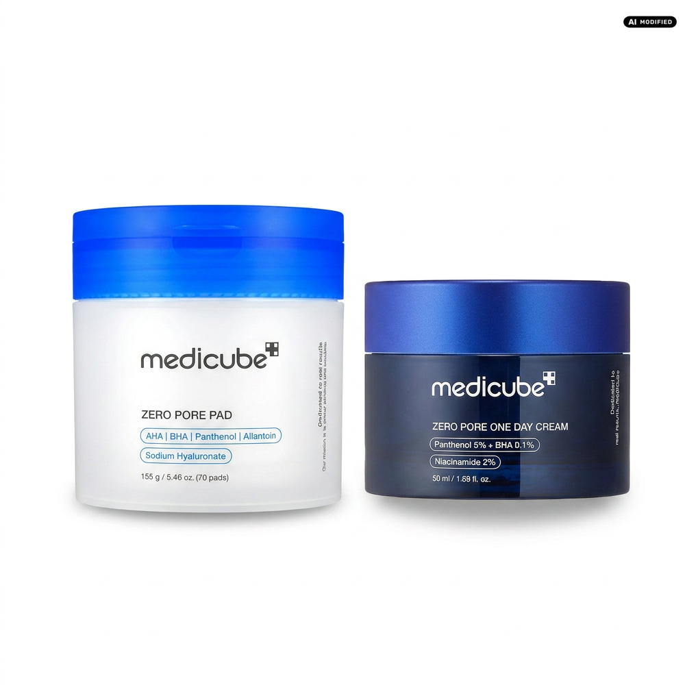 Medicube Zero Pore Pad und One Day Cream Pflege Duo