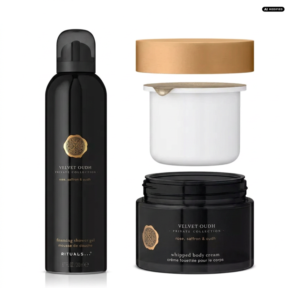 Rituals Velvet Oudh Duschgel und Body Cream Pflege Duo