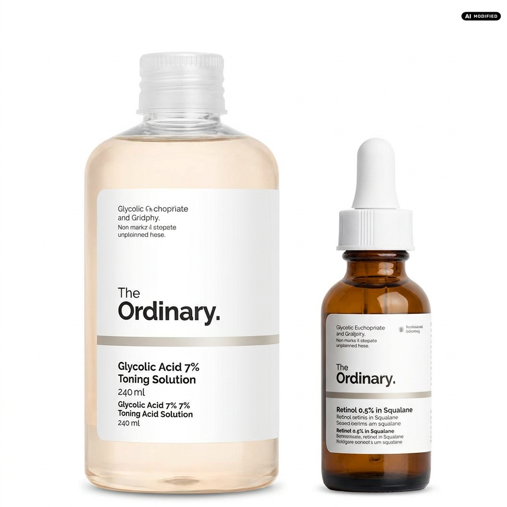 The Ordinary Retinol Glycolic Glow Pflege Duo