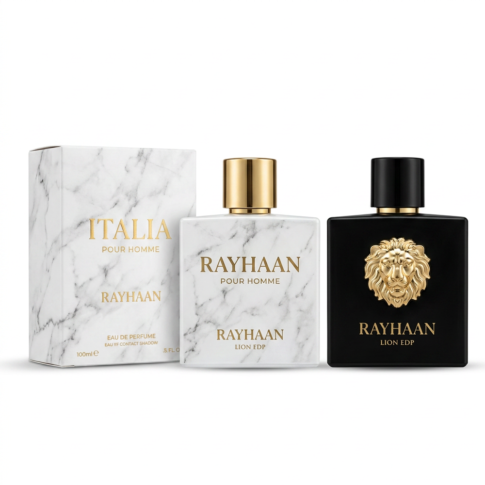 Rayhaan Italia und Lion Eau de Parfum Duft Duo