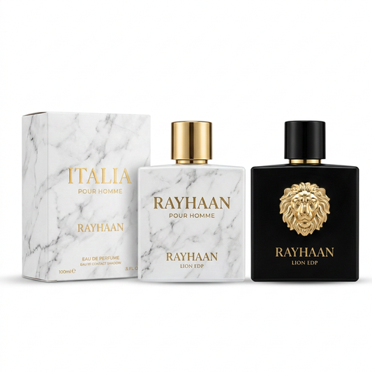 Rayhaan Italia und Lion Eau de Parfum Duft Duo