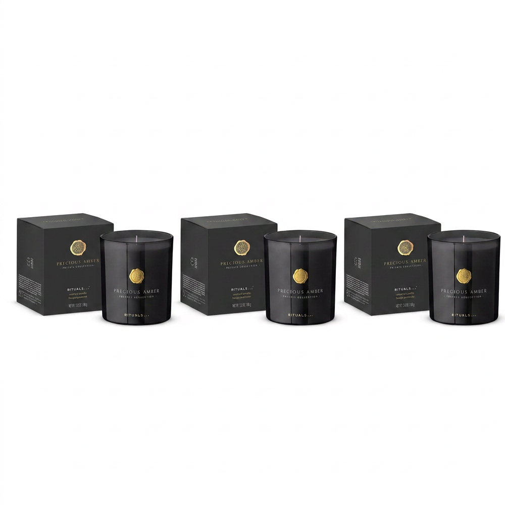 Rituals Precious Amber Duftkerze 3er Set