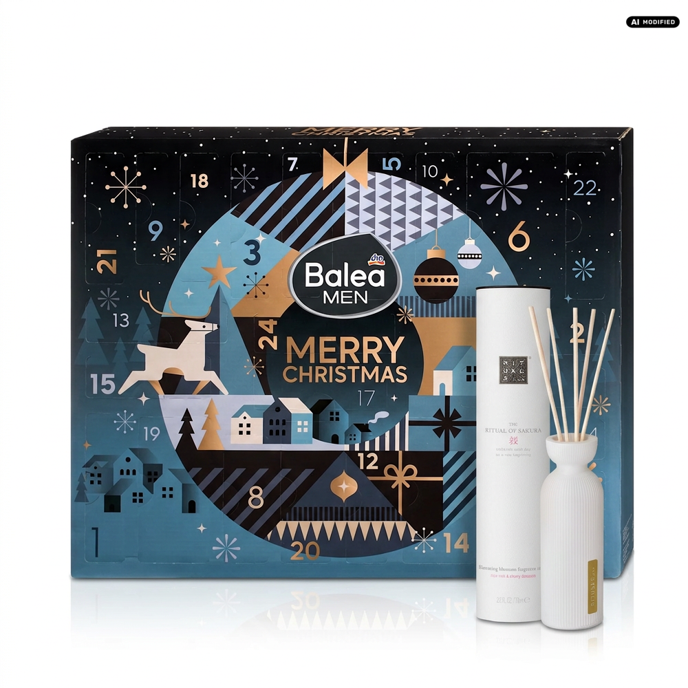 Balea MEN Adventskalender 2026 Merry Christmas mit Rituals Sakura
